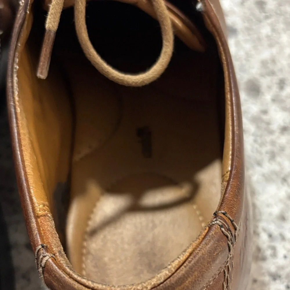 Clarks Men's Brown Leather Oxfords - Picture 12 of 12